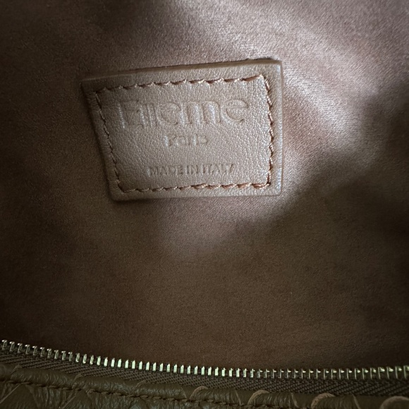 Elleme Paris Trousse Woven Leather Bag NWT - Picture 4 of 14